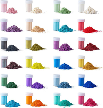 Mica Powder for Epoxy Resin - 24 Colours Epoxy Resin Pigments