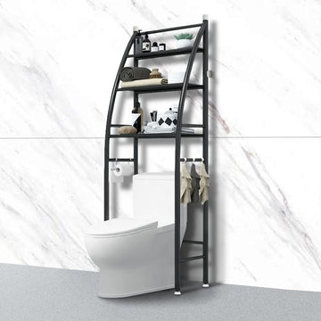 Bathroom Toilet Storage Rack, 3-Tier