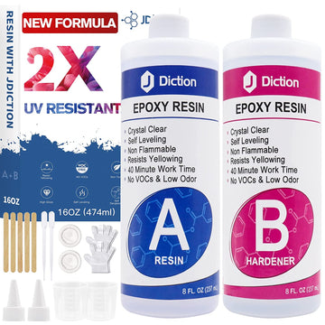 Epoxy Resin - Art Resin, Crystal Clear Resin Kit, Epoxy Casting and Coating