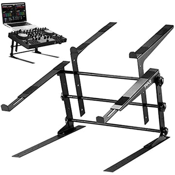 Universal Dual Device Laptop Stand, Sound Equipment DJ Mixing Workstation